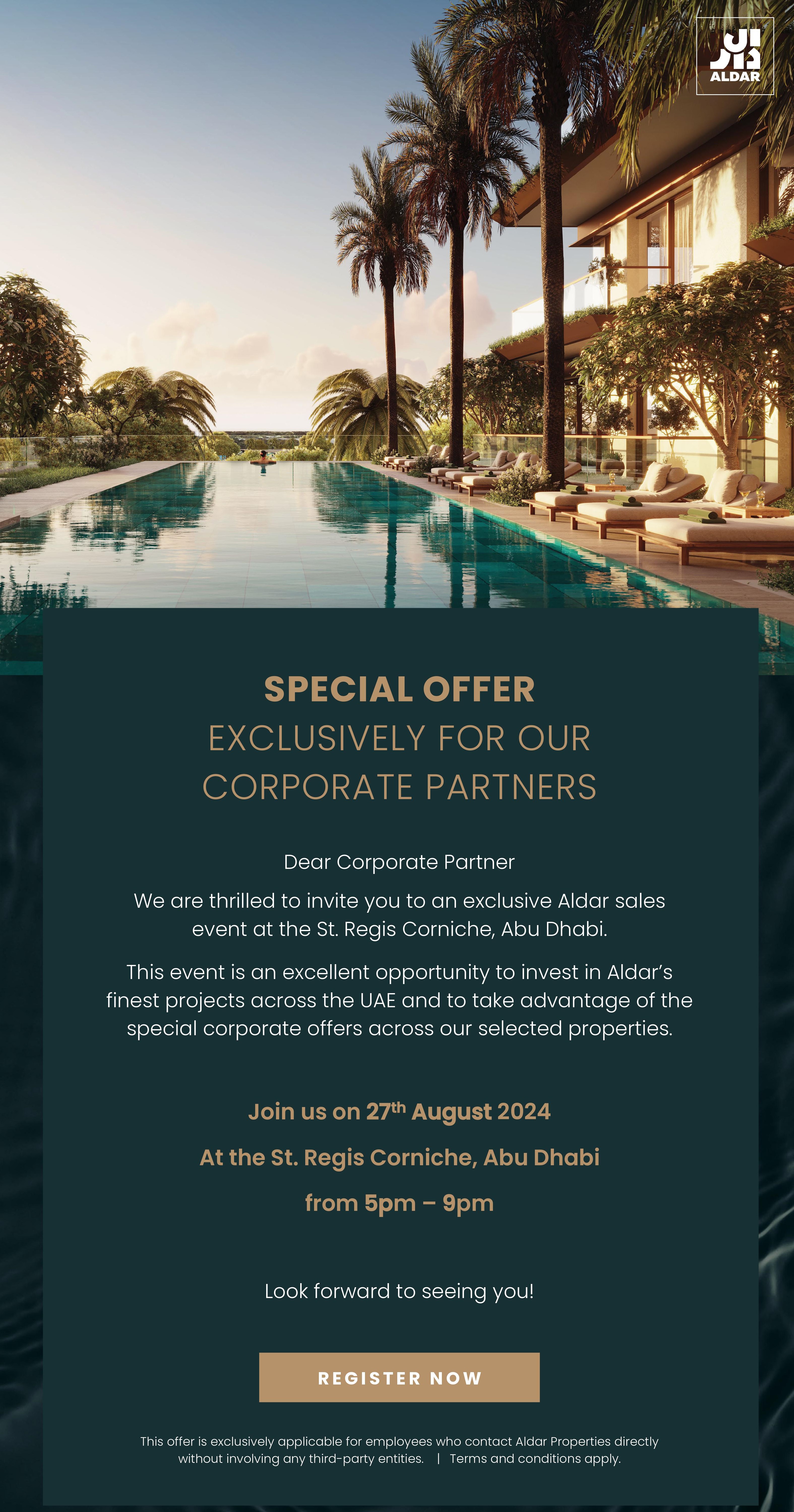 Aldar Sales Event Invitation